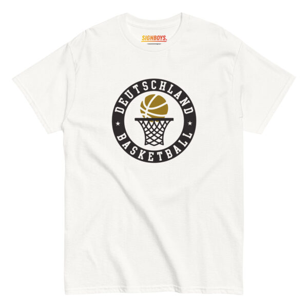 Deutschland Basketball - T-Shirt (Black&Dirty Gold Edition) – Bild 3